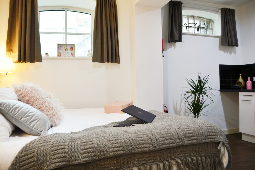 Luxury studio apartment at The Bridewell, Student Accommodation in Liverpool
